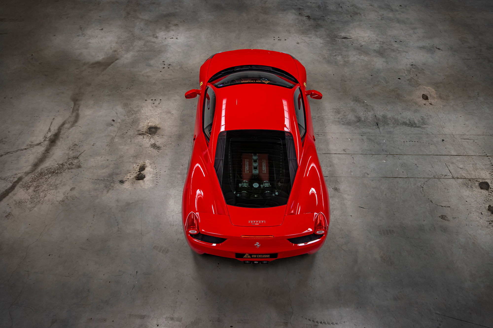 Ferrari 458 Italia dark background