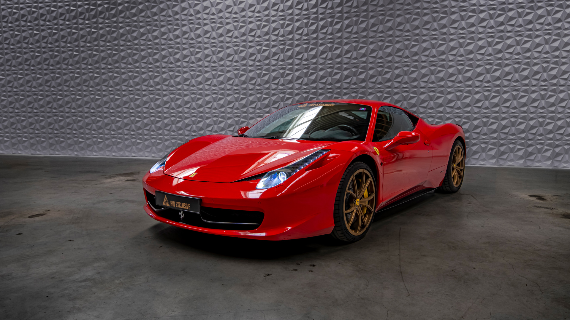 Ferrari 458 Italia dark background