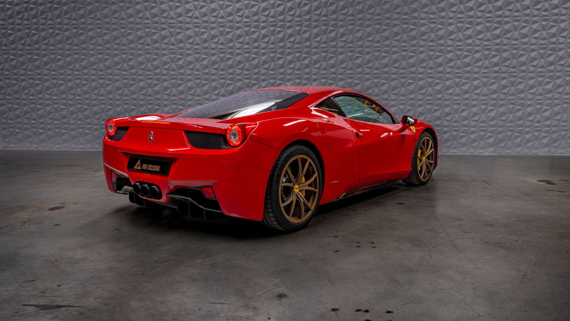 Ferrari 458 Italia dark background